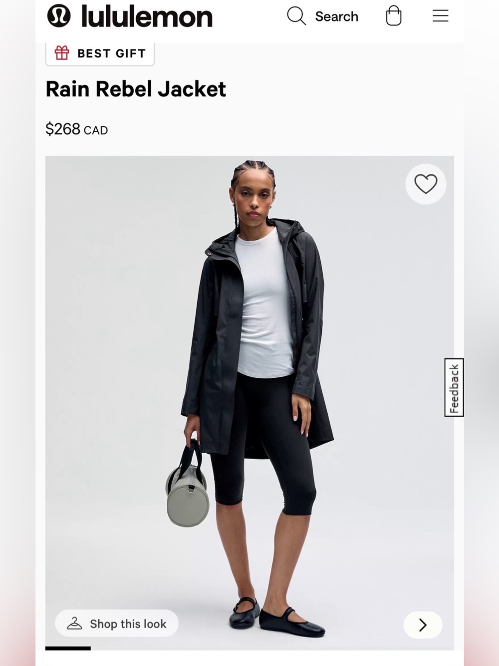 lululemon athletica Rain Rebel Jacket